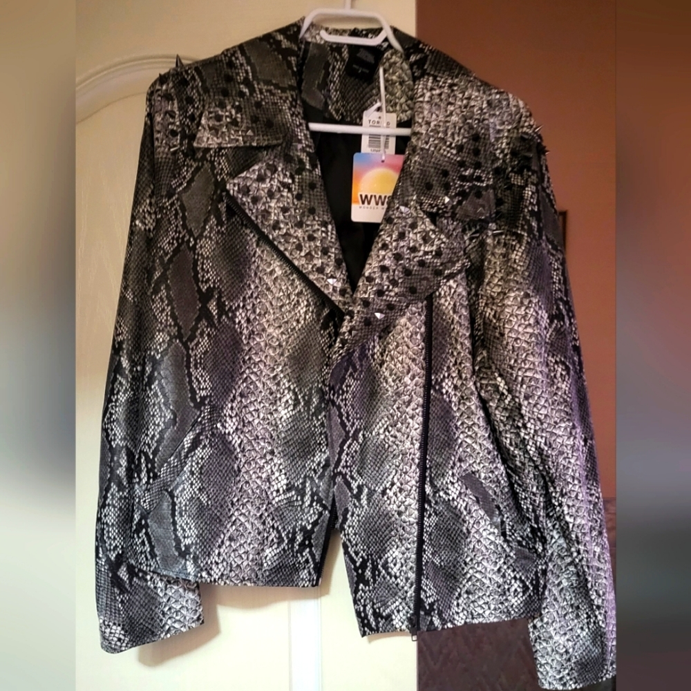 Torrid wonder woman pleather jacket